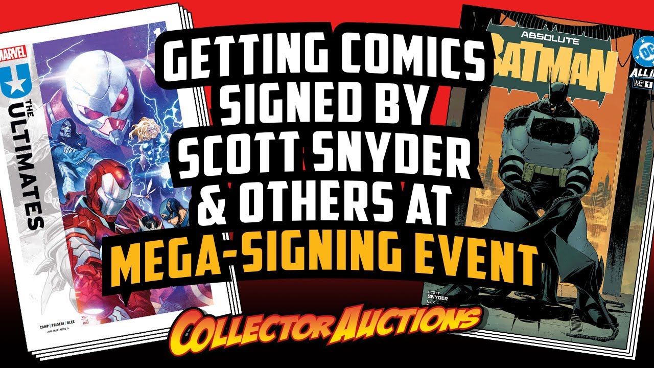 Getting Comics Signed by Scott Snyder & Others at Mega-Signing Event!