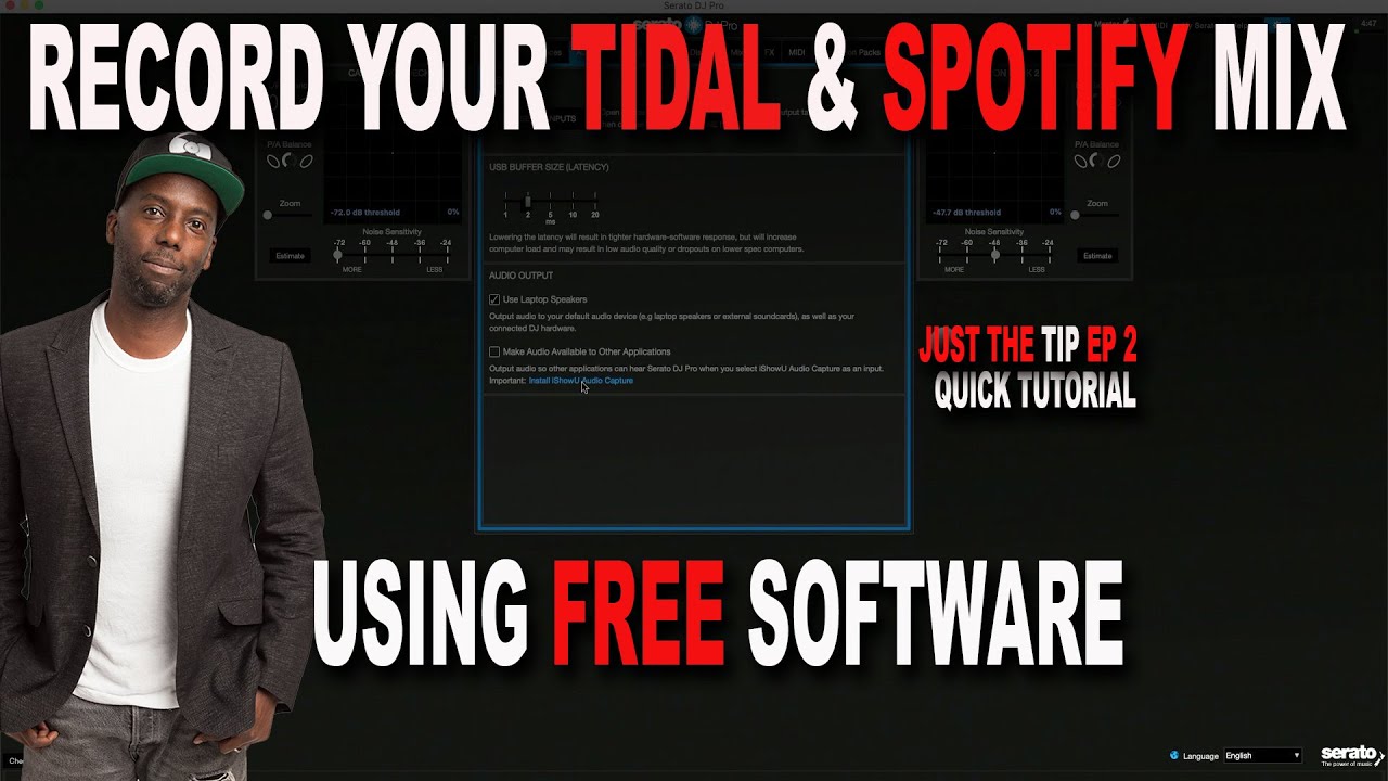 Record Your TIDAL OR SPOTIFY DJ MIXES without Expensive hardware or software for FREE in Serato