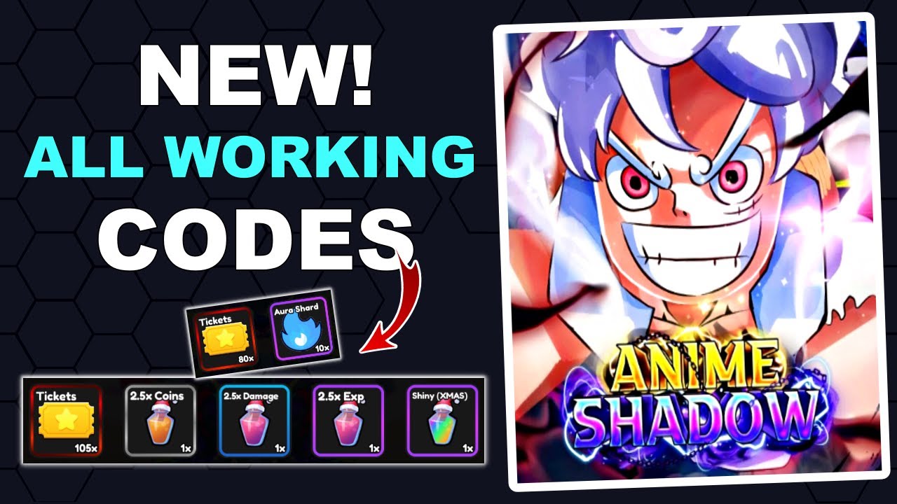 *NEW* ALL WORKING CODES FOR ANIME SHADOW - ROBLOX ANIME SHADOW CODES