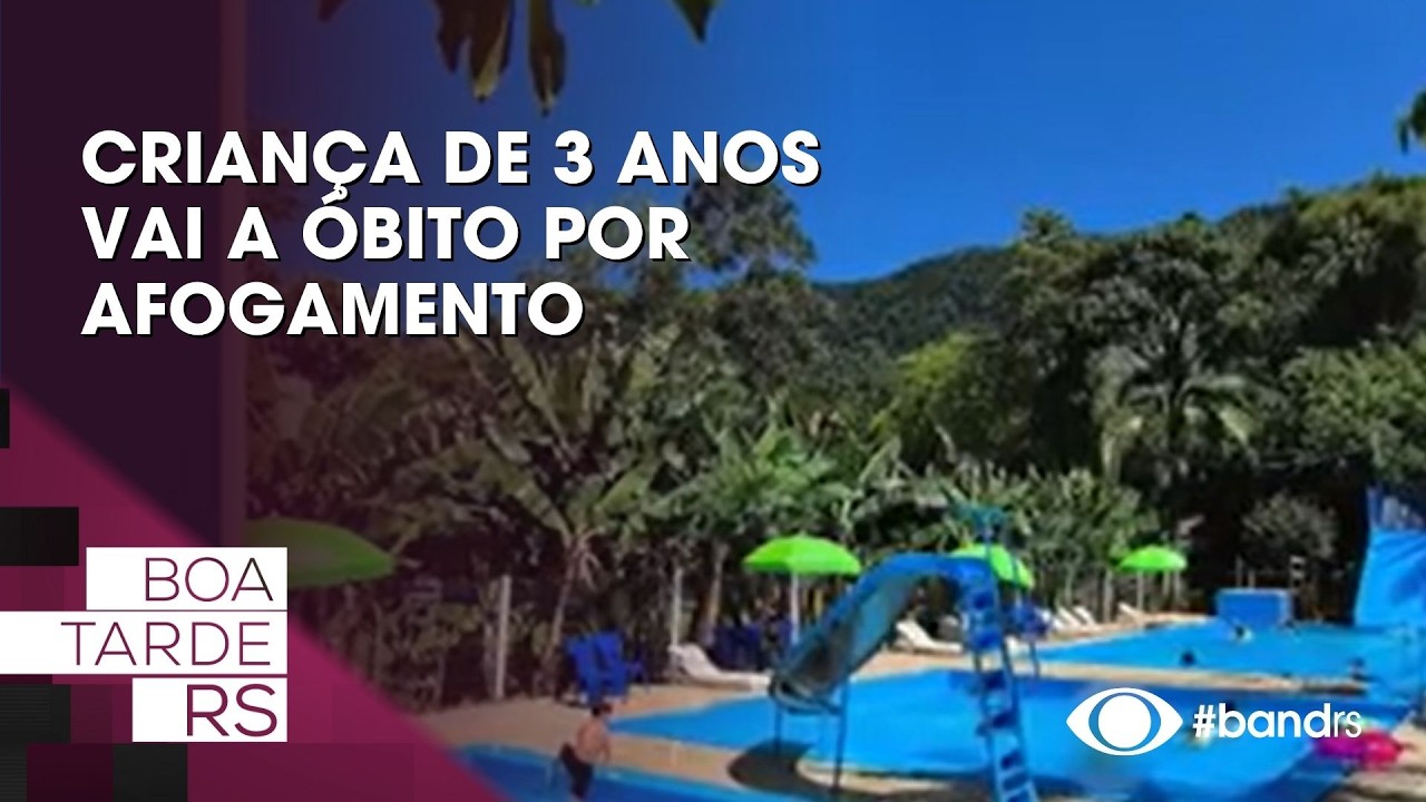 Criança de 3 anos vai a óbito por afogamento