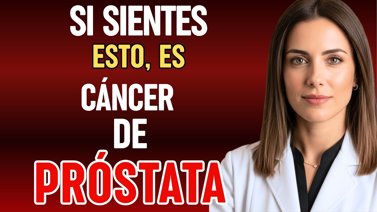CÁNCER DE PRÓSTATA - Primeras SEÑALES y SÍNTOMAS, ¡NO LOS IGNORES!