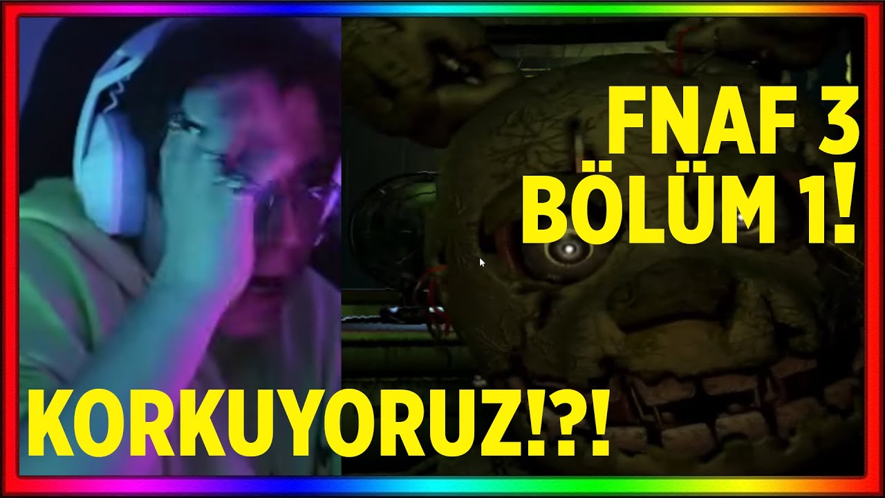 Doğukan Adal FNAF 3 Oynuyor! | Bölüm 1 | Five Nights at Freddy's 3