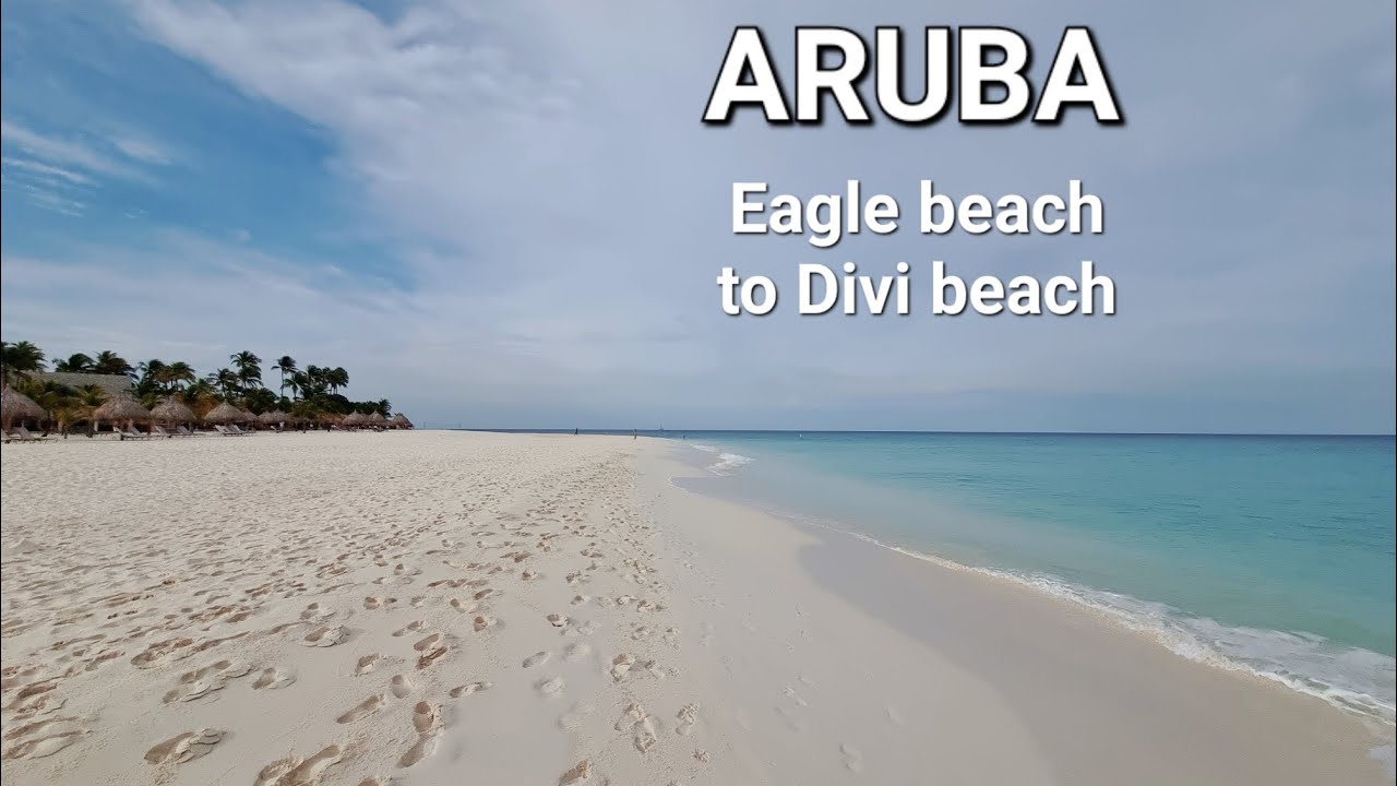 Walk with me | September 1 -  2024 | Aruba |  Eagle beach to Divi beach | #naturesounds #beachsounds