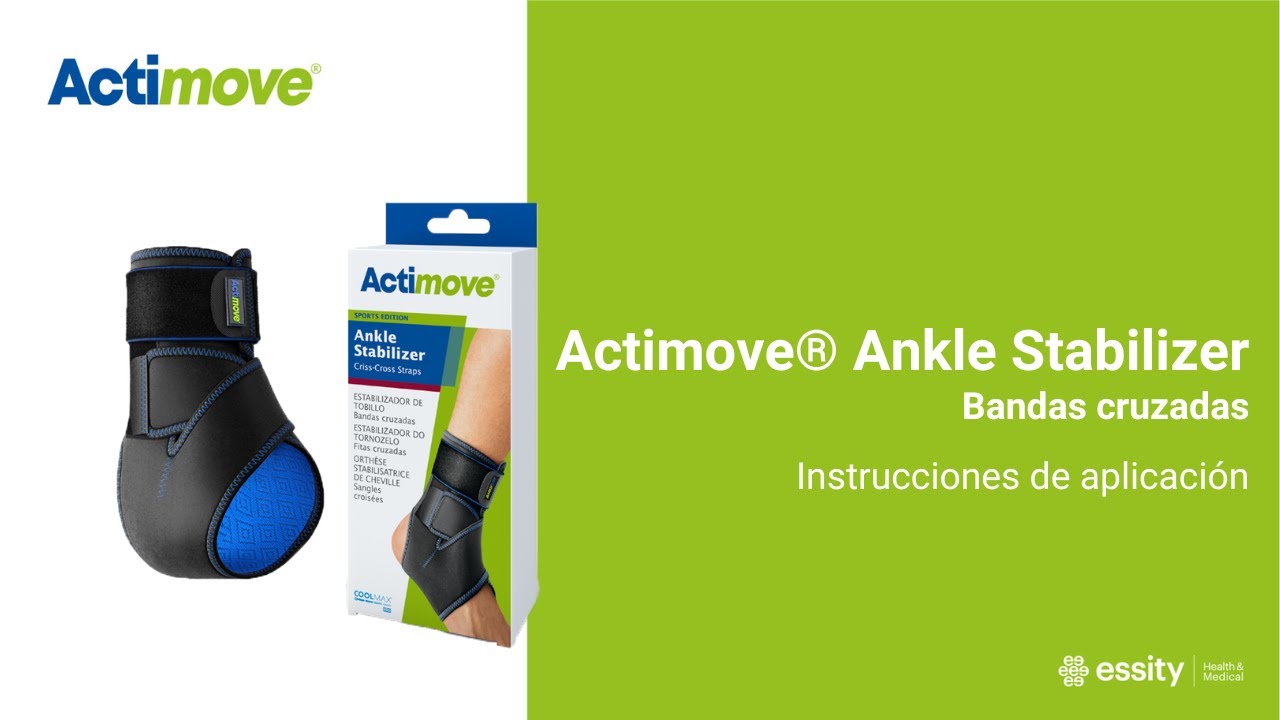 Actimove | Estabilizador de tobillo con bandas cruzadas