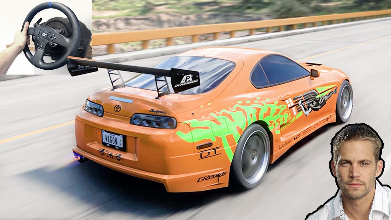Fast and Furious Paul Walker Toyota Supra (Steering Wheel) Gameplay - Forza Horizon 5