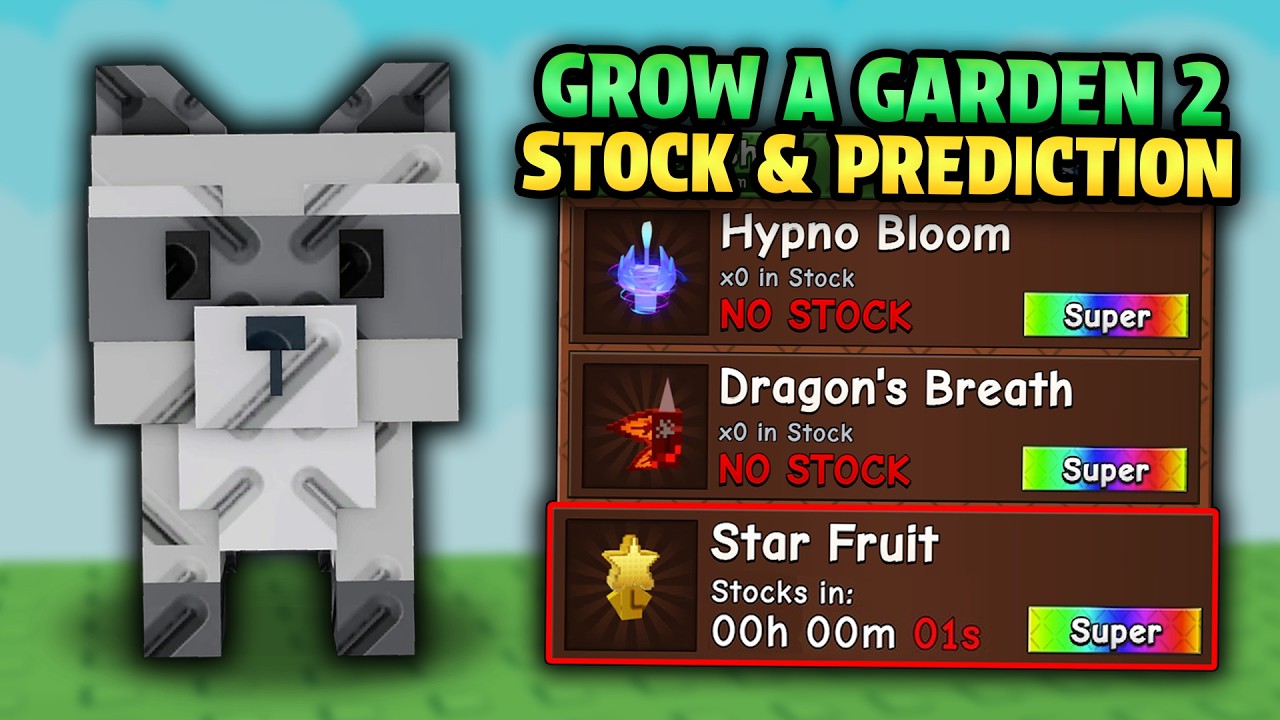 Live 24/7 🔴 | GROW A GARDEN 2 STOCK & PREDICTIONS
