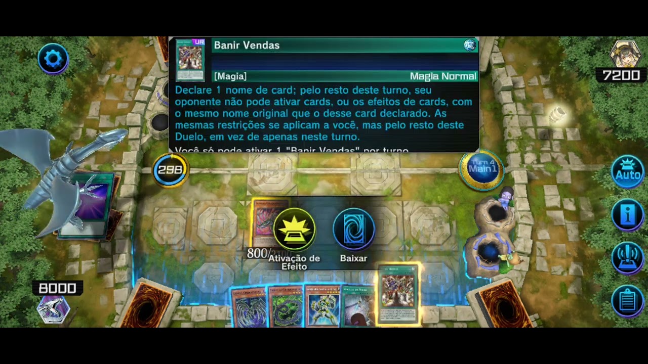Jogando YU GI OH Master Duel com deck de cyber dragon