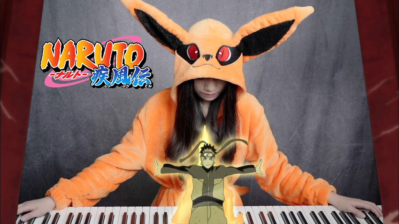 Naruto Shippuden OST「Departure To The Front Lines 出陣」Ru's Piano Cover - Ikuzo Kurama !!