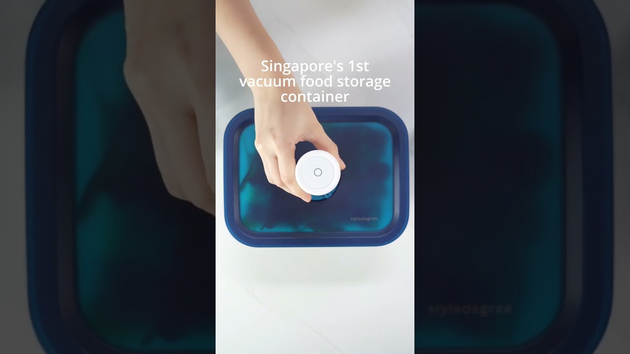 Vacuum Food Storage Container ASMR #sgfoodie #foodstorage #sghomes #asmrfood #shorts