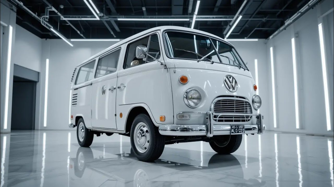 Vintage White Van &ndash; Classic Charm in Modern Style🚐