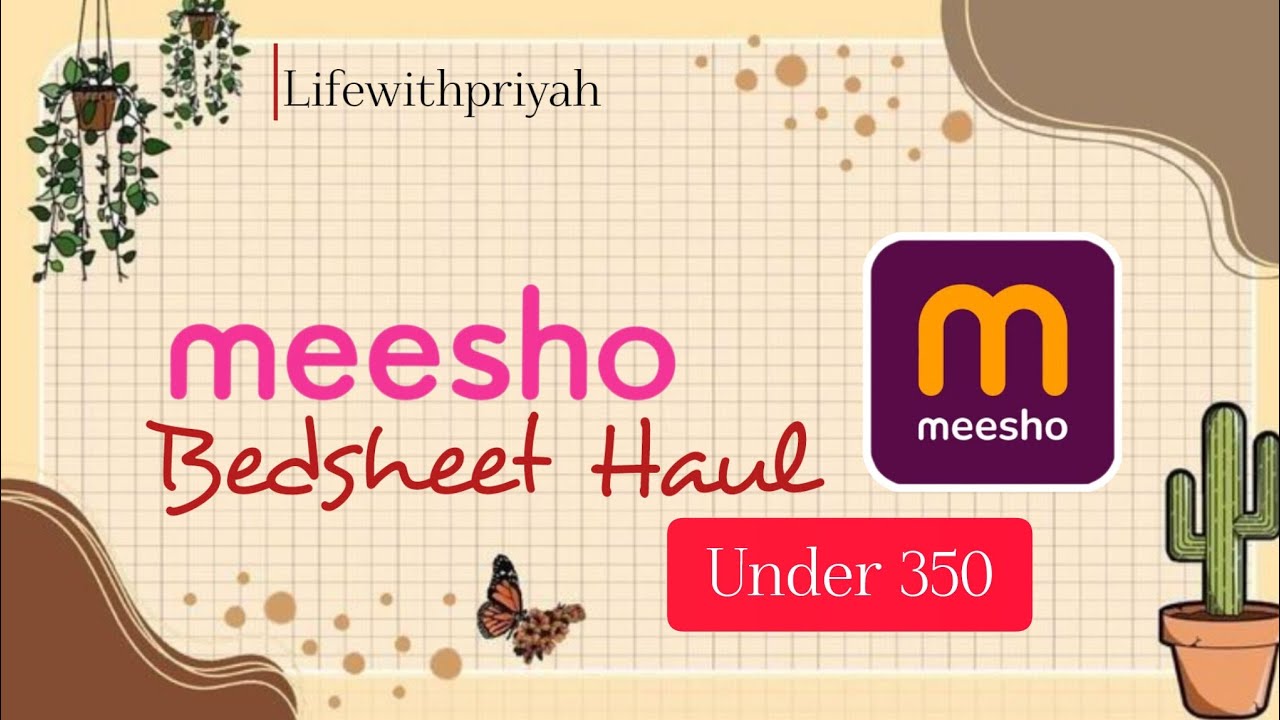 Meesho Cotton Bedsheet Haul under 350/-   #youtube #meeshohaul #meeshobedsheethaul 