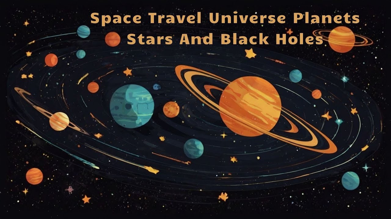 Space Travel Universe Planets Stars And Black Holes by UNIVERSFIELD