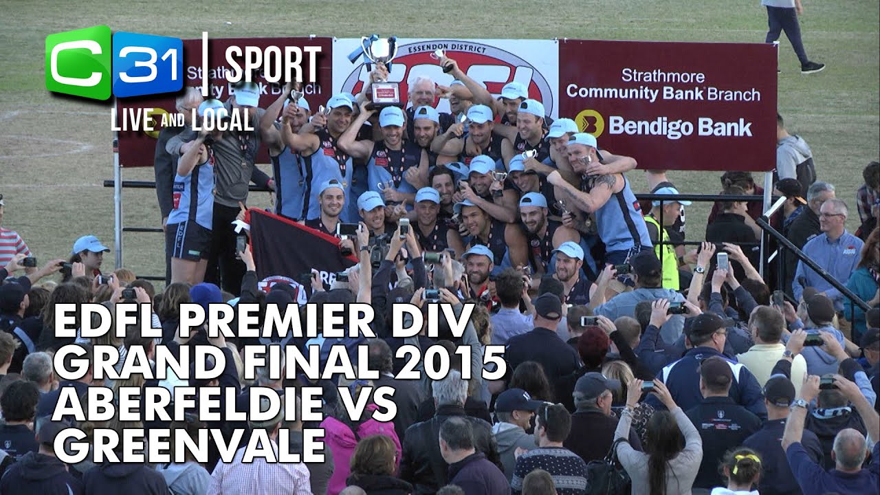 2015 Premier Division EDFL Grand Final Live - Aberfeldie FC Vs Greenvale FC