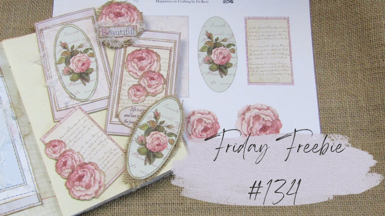 Friday Freebie #134 Pink Roses