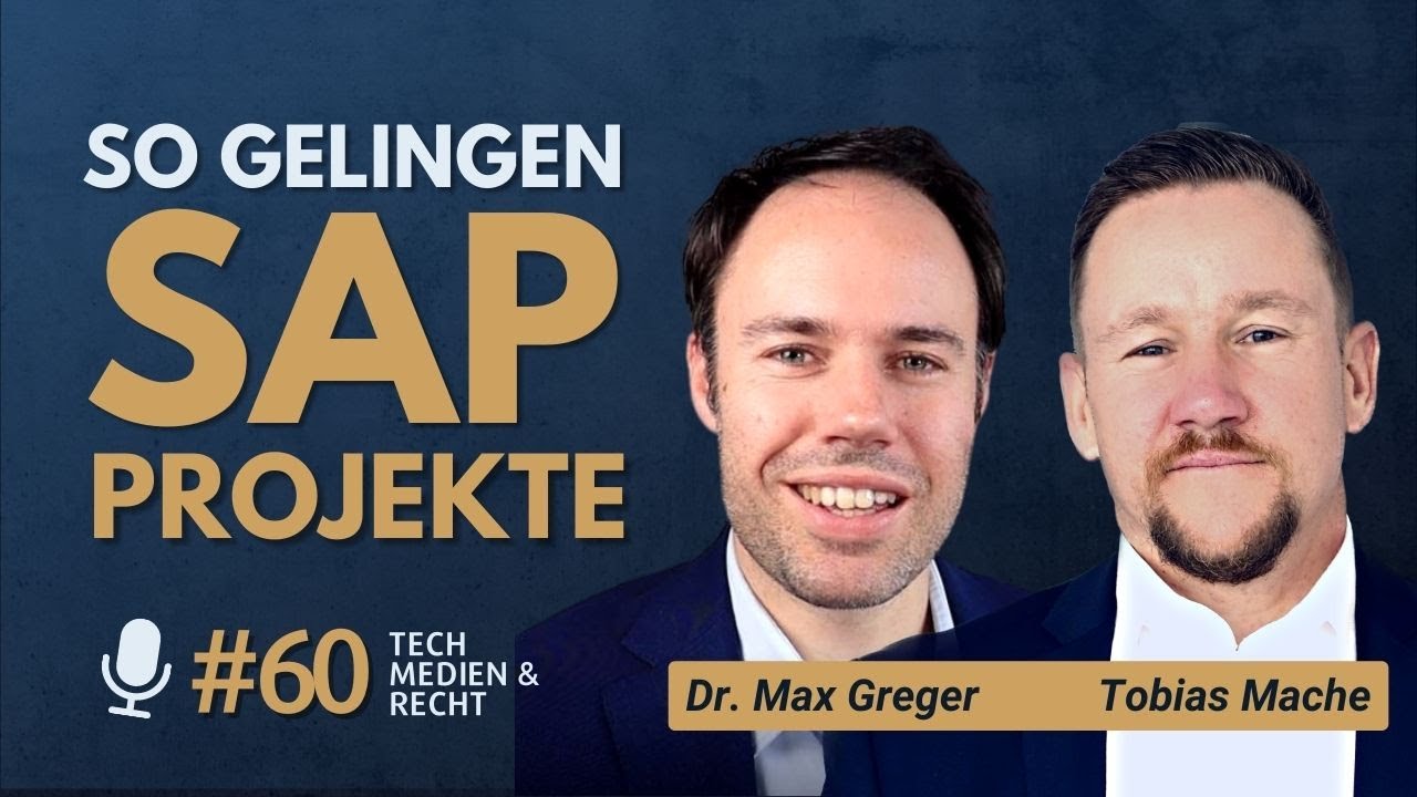#60: So gelingen SAP Projekte mit Tobias Mache Projektmanager (Audio)