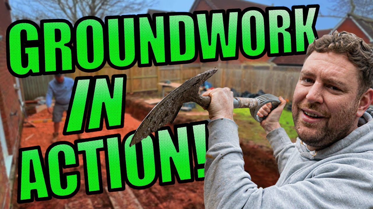 HOME RENOVATION: GROUNDWORK IN ACTION 🏠💥#Construction #Extension #Renovation #Design #Build