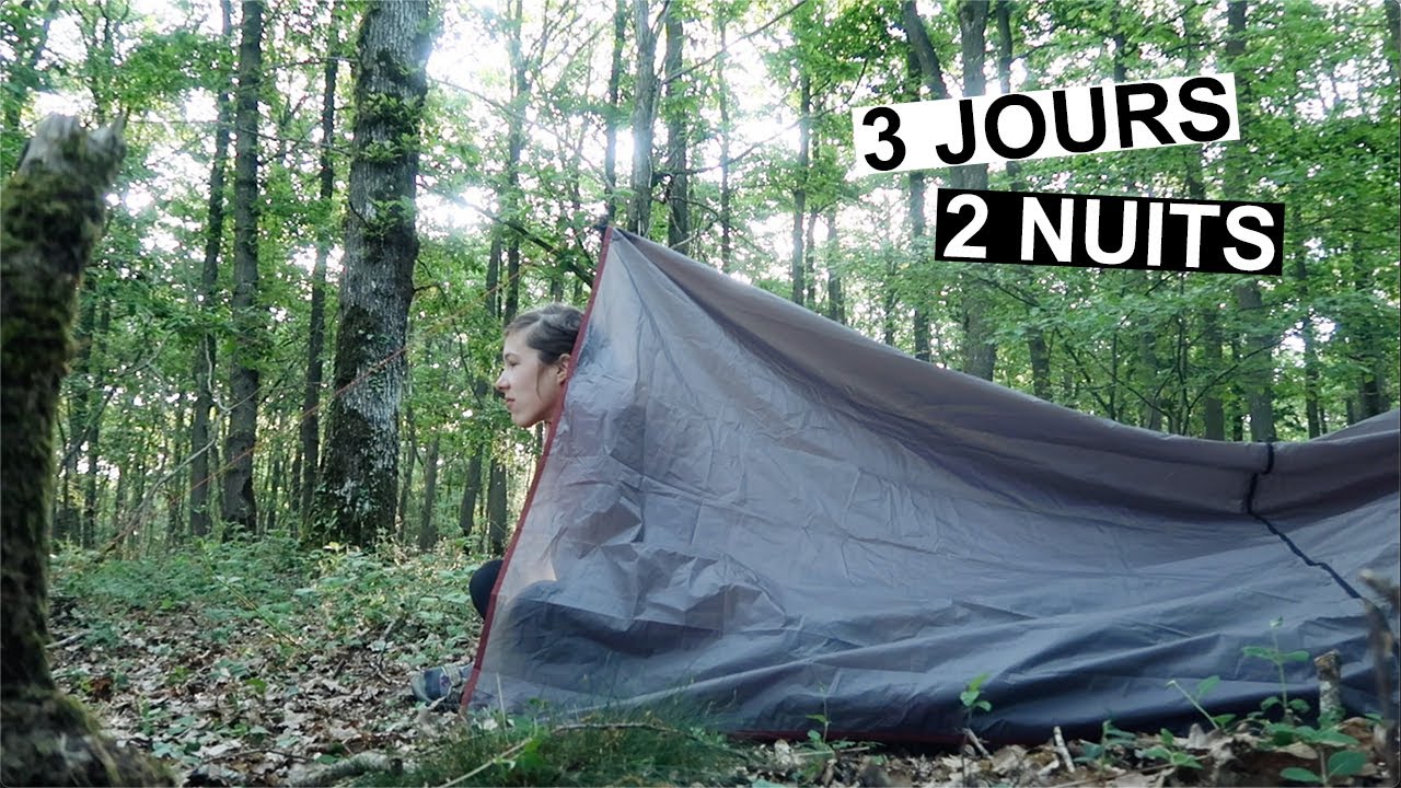 Rando-bivouac seule dans les Yvelines