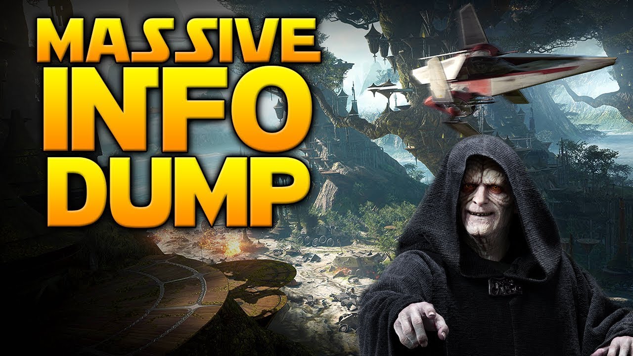 HUGE INFO DUMP - TRAILER ANALYSIS - Star Wars Battlefront II