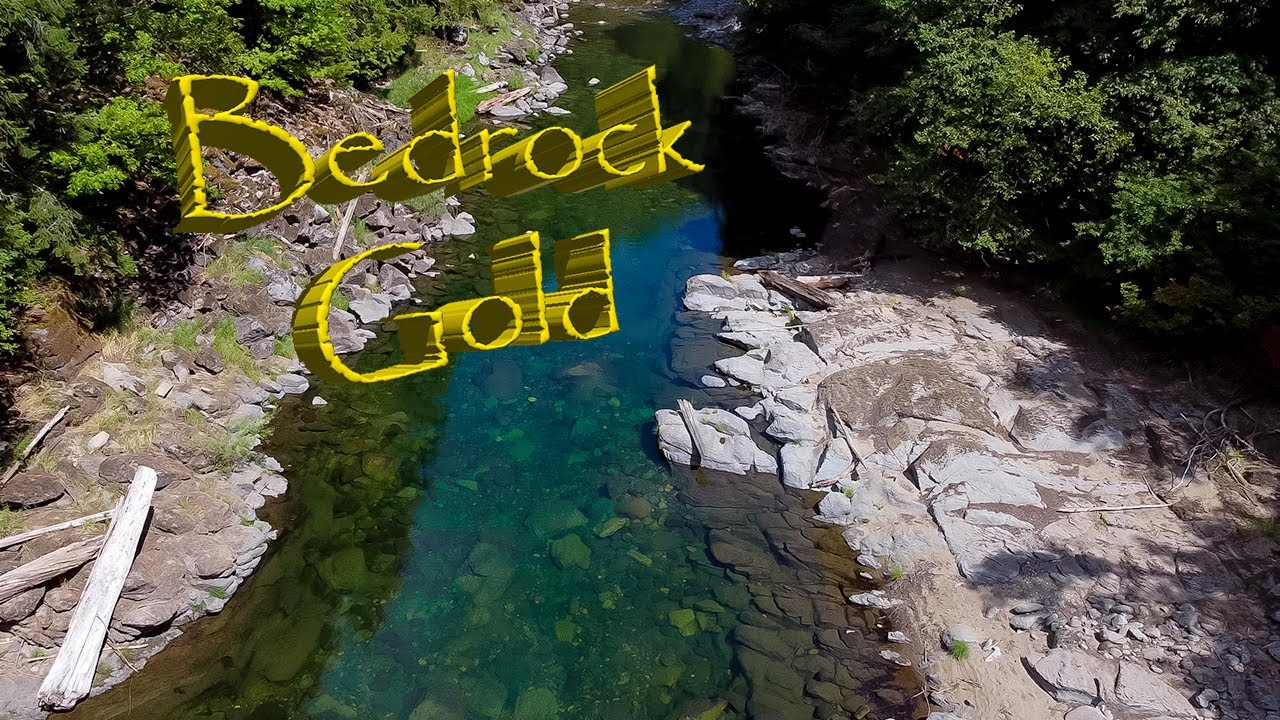 Quartzville Creek Bedrock Gold!