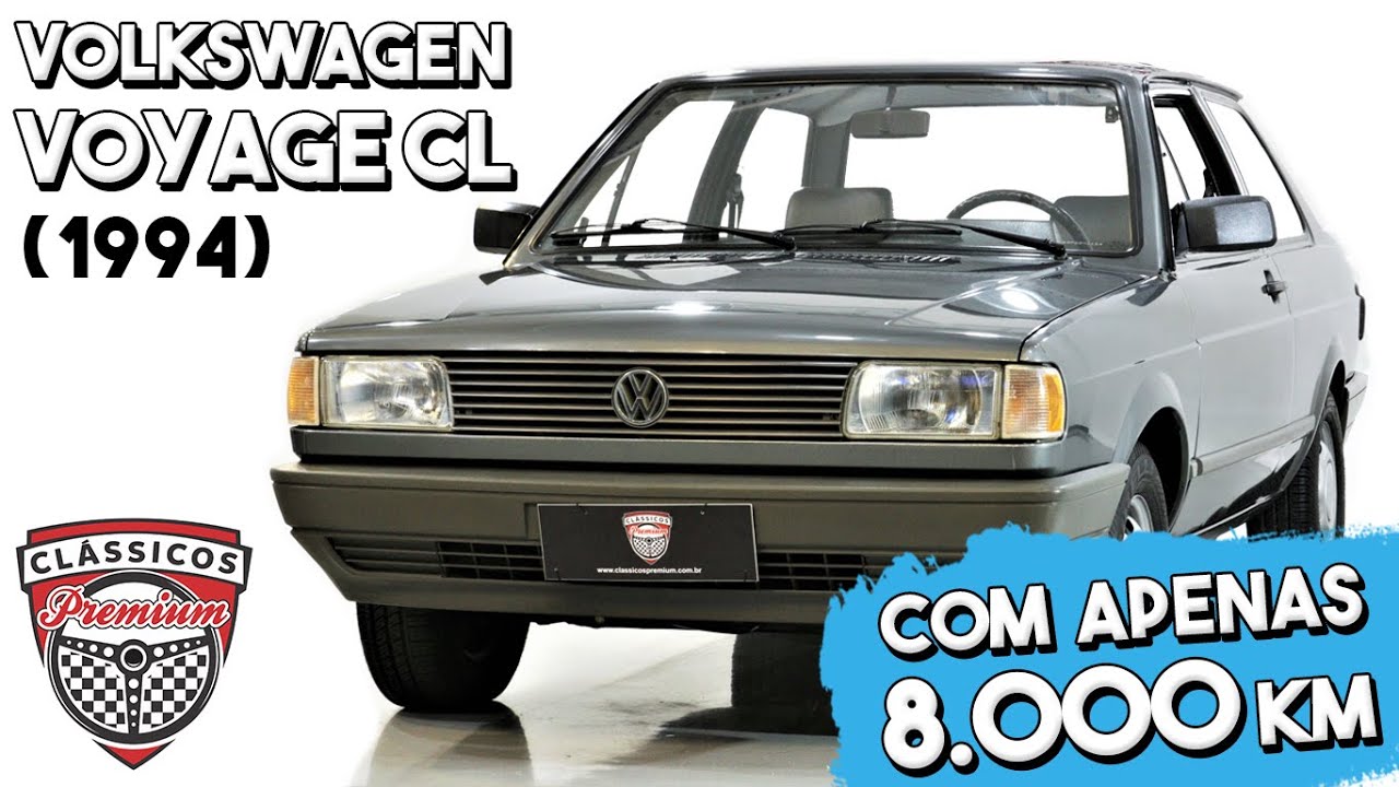 Volkswagen Voyage CL (1994) - 8.000 km - Totalmente original - Cl&aacute;ssicos Premium