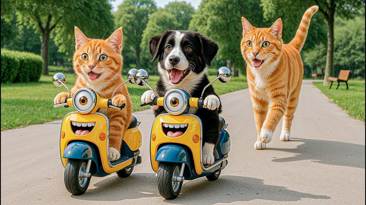 Mama Cat Rescue Puppy When Catches Oysters by the Sea, Heads Home to Cook for Kitten and Him 🐾🍲🐱