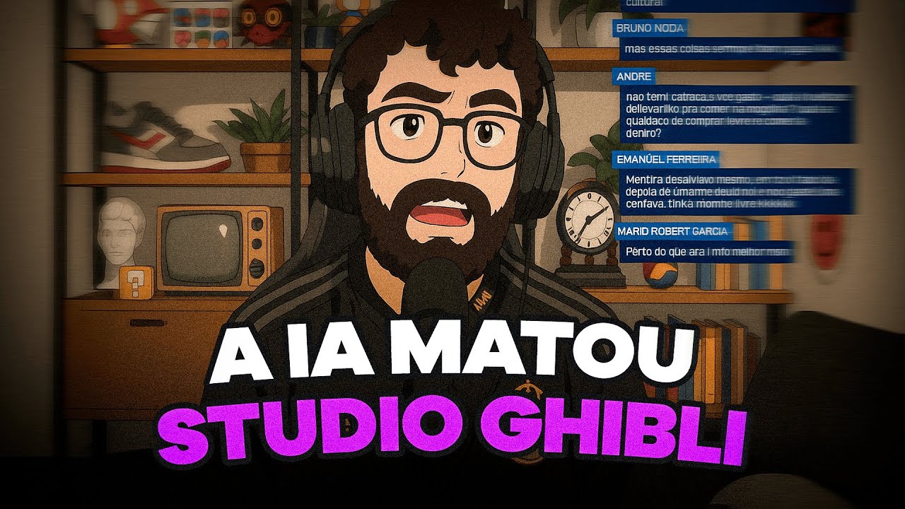 a POLÊMICA do STUDIO GHIBLI contra o CHAT GPT | CORTES do CASTRINHO