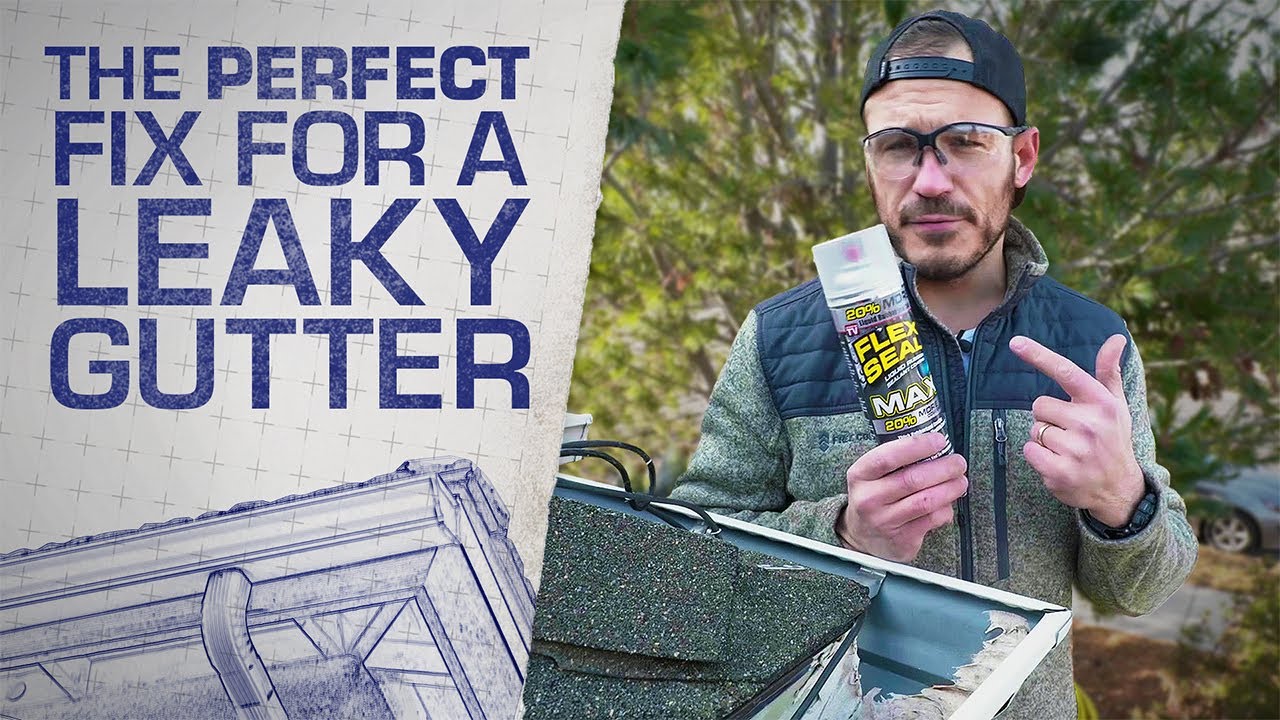 Как устранить протекающий желоб с помощью Flex Seal®: серия Mr. Build It Flex It, эпизод 2
