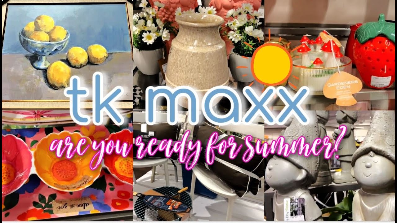 TK Maxx Shop with me // Are you ready for summer 2024 // Homesense home decor