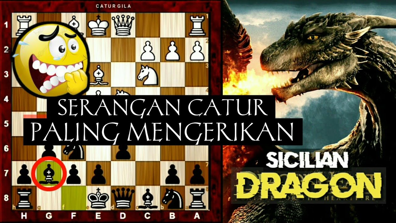 Serangan Paling Tajam Dalam Pembukaan Catur - Sicilian Dragon Defense