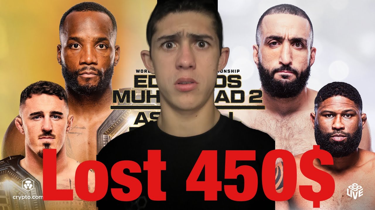 UFC 304 Edwards Vs Muhammad 2 Betting Results I Lost 450$!