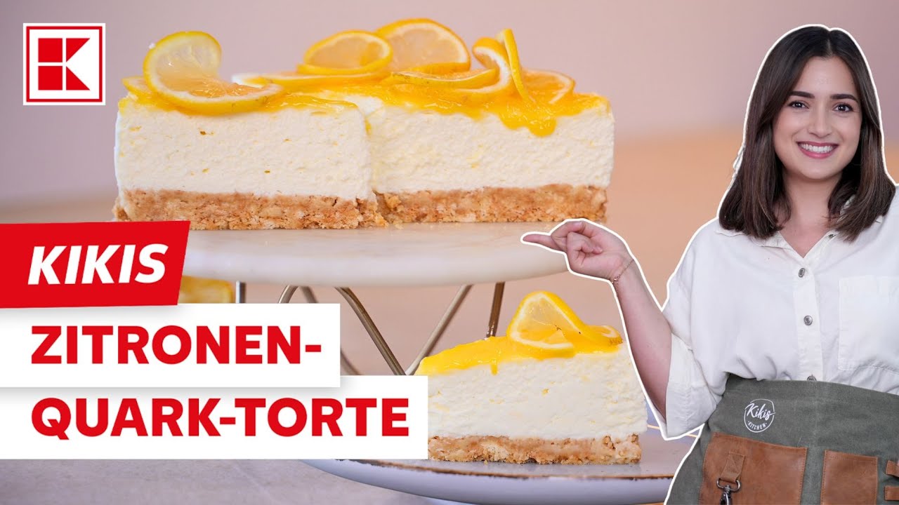 No-Bake-Zitronen-Quark-Torte I Einfaches Sommer-Rezept von Kikis Kitchen I Kaufland