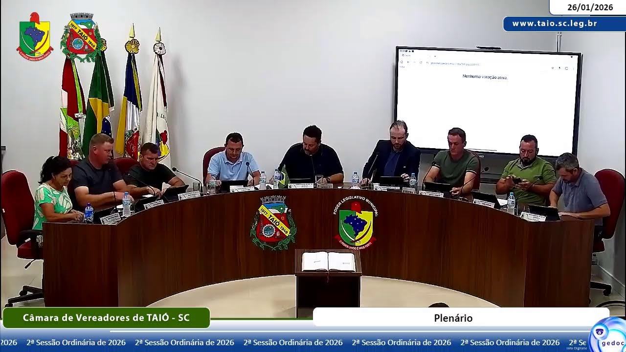 2ª Sessão Ordinária de 2026 - 26/01/2026