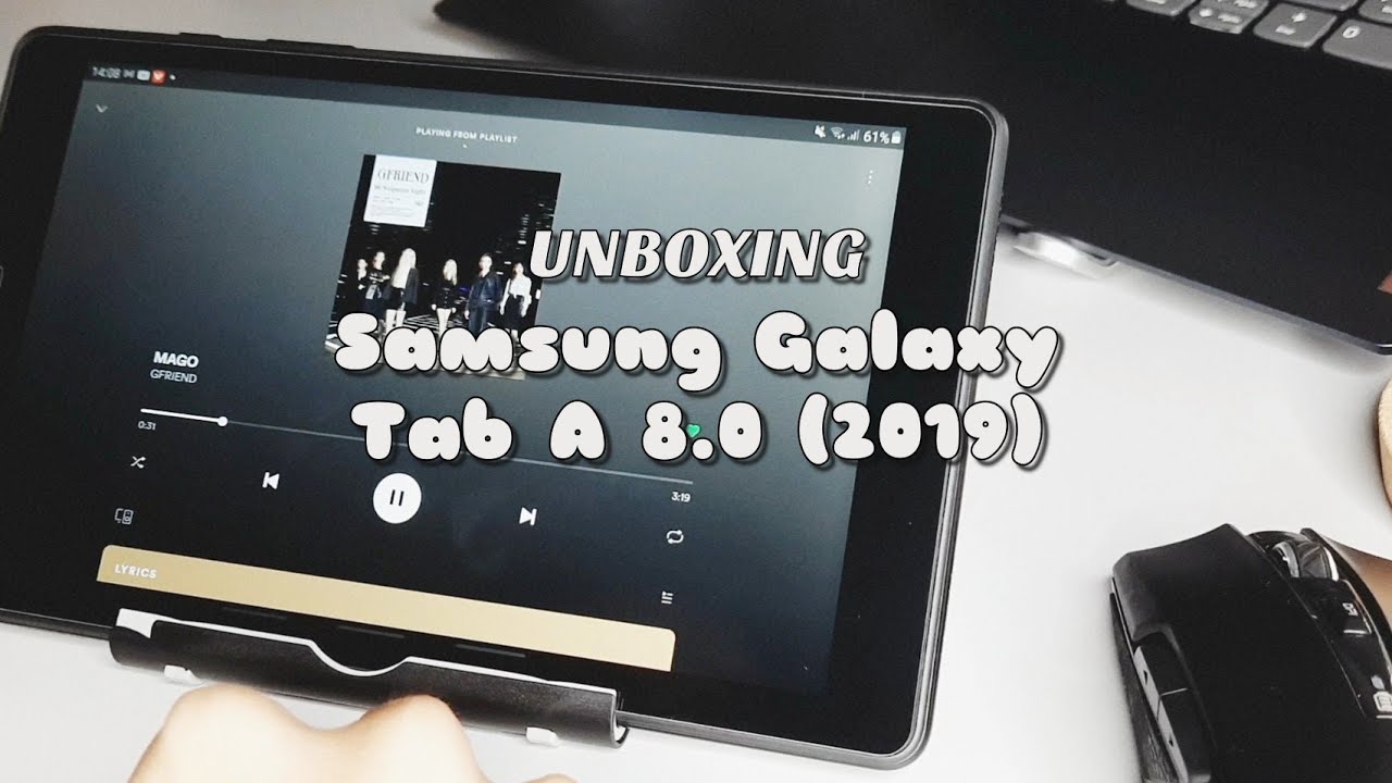 unboxing 📦 samsung tab a 8.0 ( 2019 ) || aesthetic ( budget tablet )