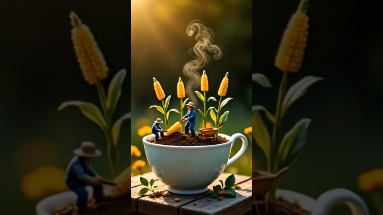 You Won't Believe These Miniature Farms! #miniature #farming #aiart