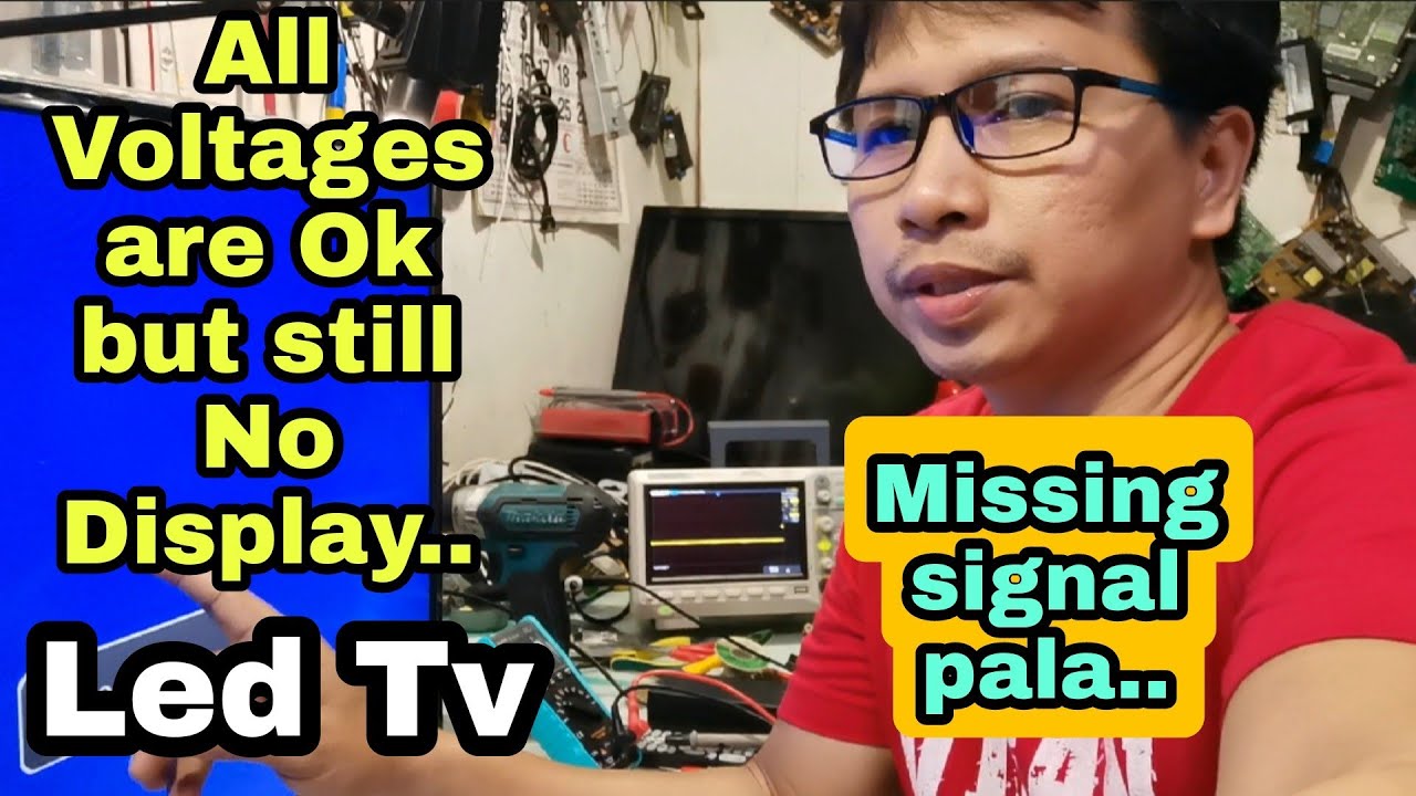 How to Fix Led tv? all supply are ok but no display,backlight ok
