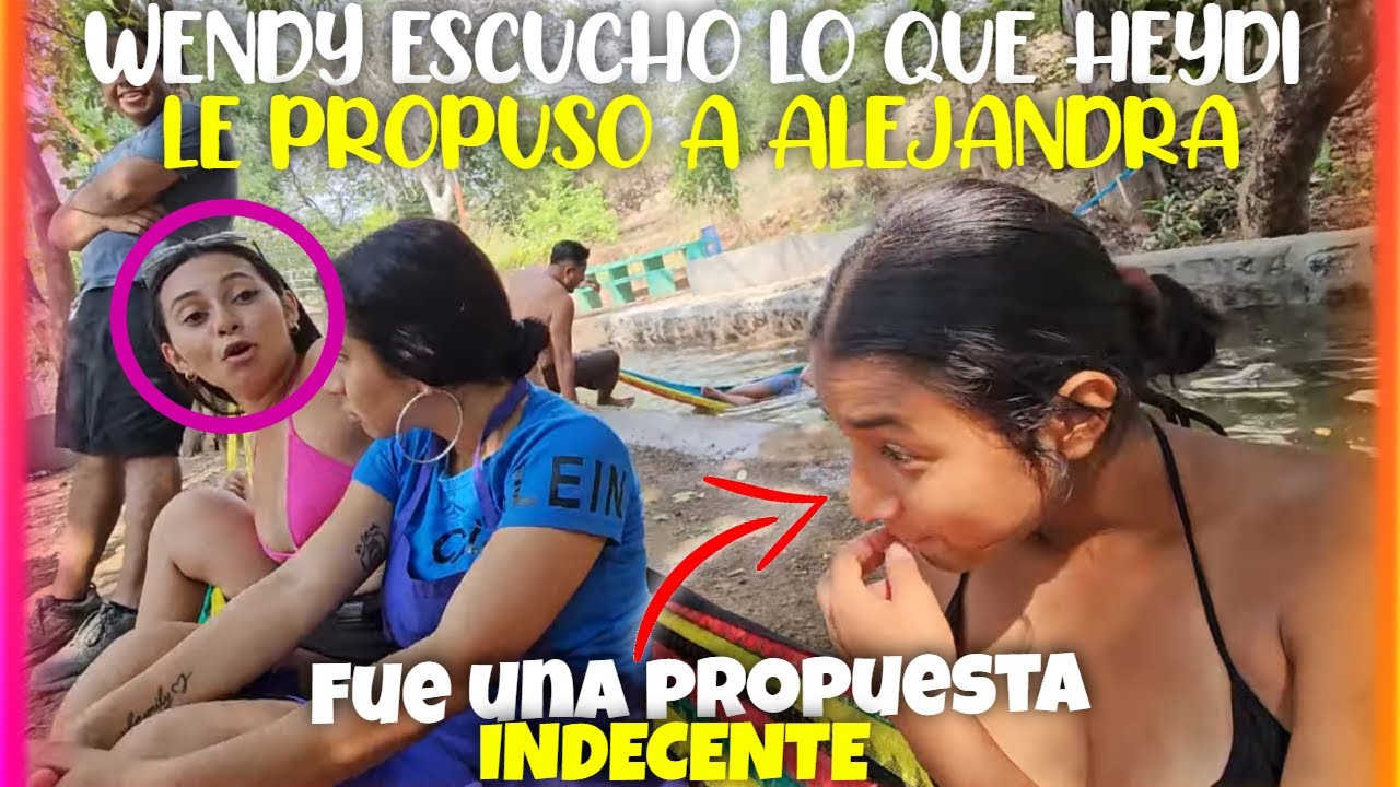 Heydi le anda tirando a Alejandra cuando llega y escuchen lo que le propuso. Se la hizo Miguel a Pey