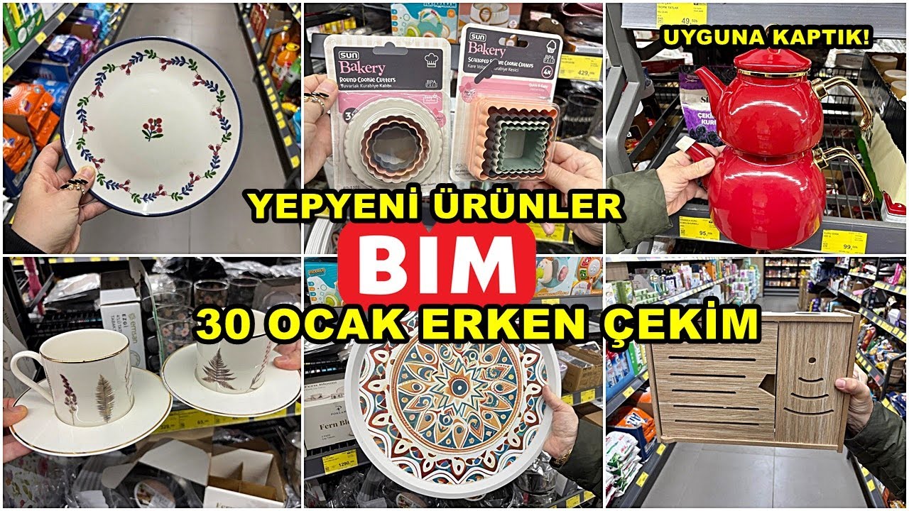BİME GELDİ HEMEN ALDIK💃BİM 30 OCAK 2026 CUMA💃/GERÇEK İLK VE TEK ERKEN ÇEKİM❗️/YEPYENİ ÜRÜNLER/