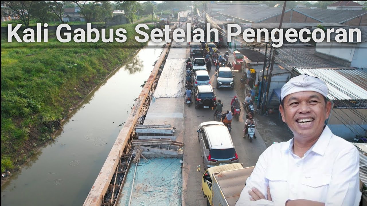 Kali Gabus Setelah Pengecoran Semoga Tidak Ada Lagi Kemacetan