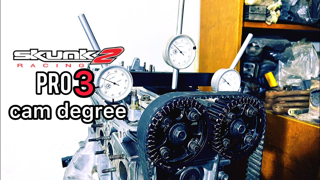 How To: Cam Degree Skunk2 Pro3 on Correct Lobe Centers