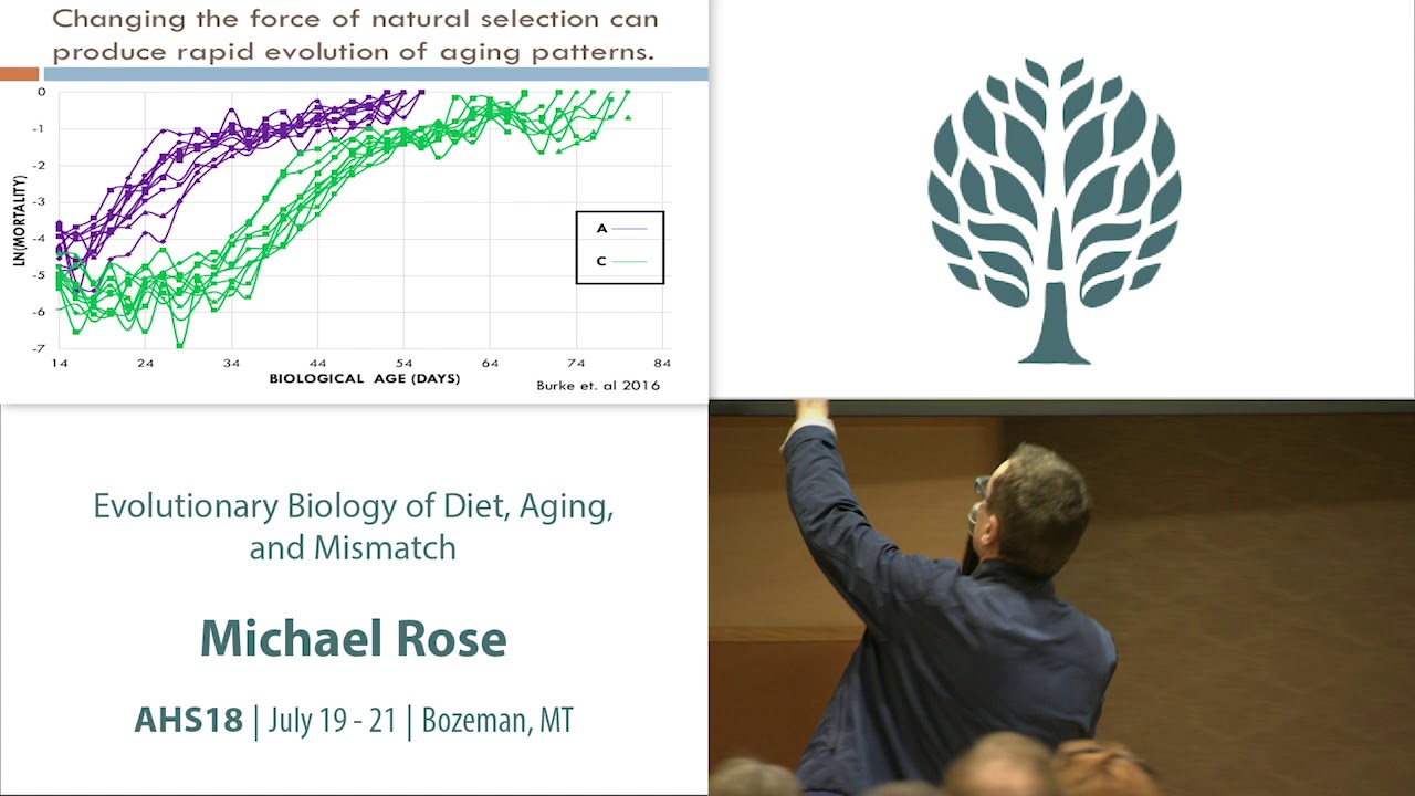AHS18 Michael Rose - Evolutionary Biology of Diet, Aging, and Mismatch.