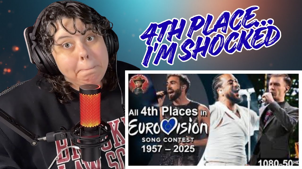 AMERICAN FIRST TIME Reaction to All 4th Places in Eurovision Song Contest (1957-2025)