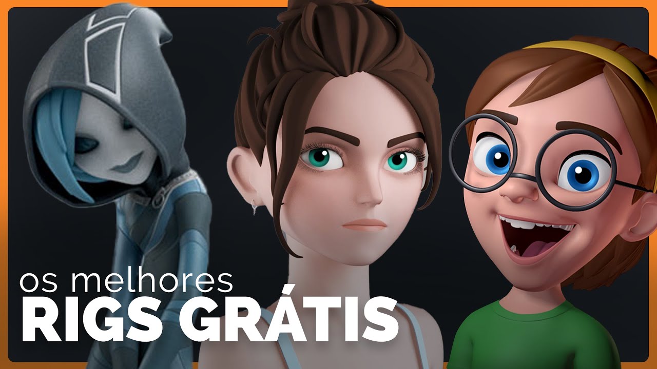 3 rigs gratuitos pra praticar anima&ccedil;&atilde;o 3D