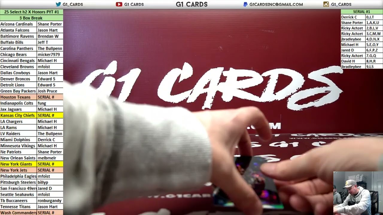 2025 Panini Honors X Select H2 *3 Box* Mixer PYT #1