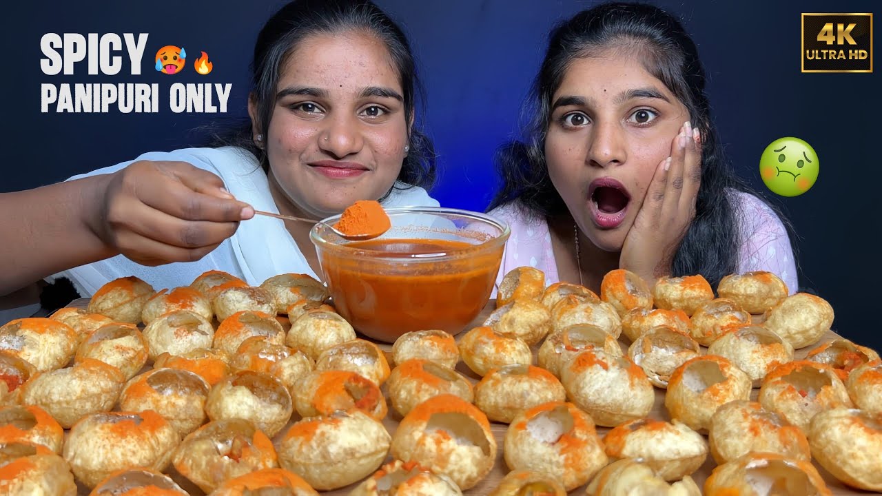100% Spicy Pani Puri Challenge 🔥 | No Water, Only Fire