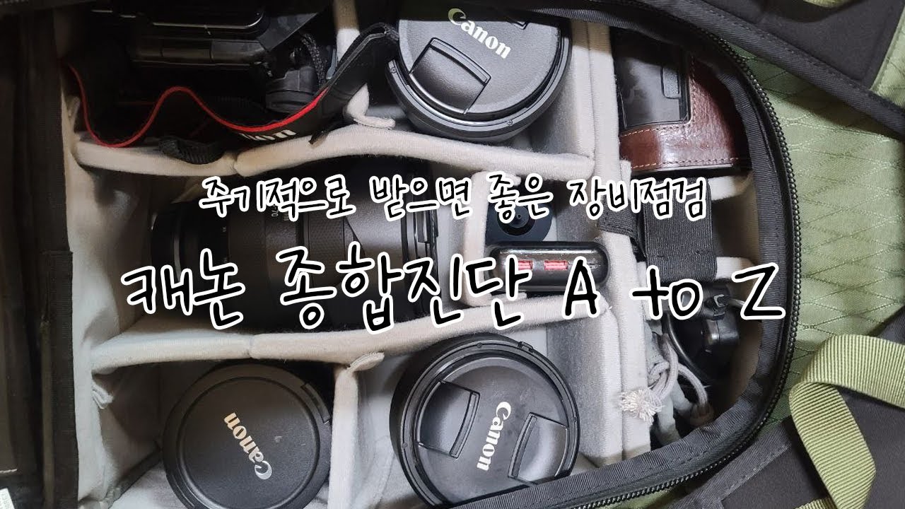 [캐논 종합진단 A to Z] 종합진단 온라인 신청부터 점검 과정의 모든 것