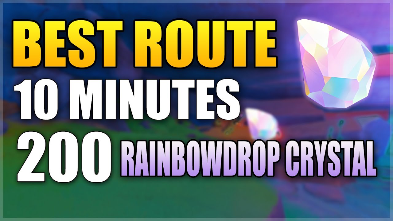 How to Get Rainbowdrop Crystal Genshin Locations Guide in under 10 minutes [Fast Farming Route]