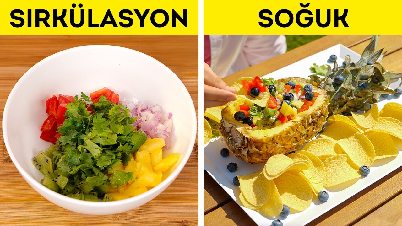 5-Minute Crafts Tarafından Lezzetli Yaz Yemek Tarifleri Ve İçecek Fikirleri 😋😋😋