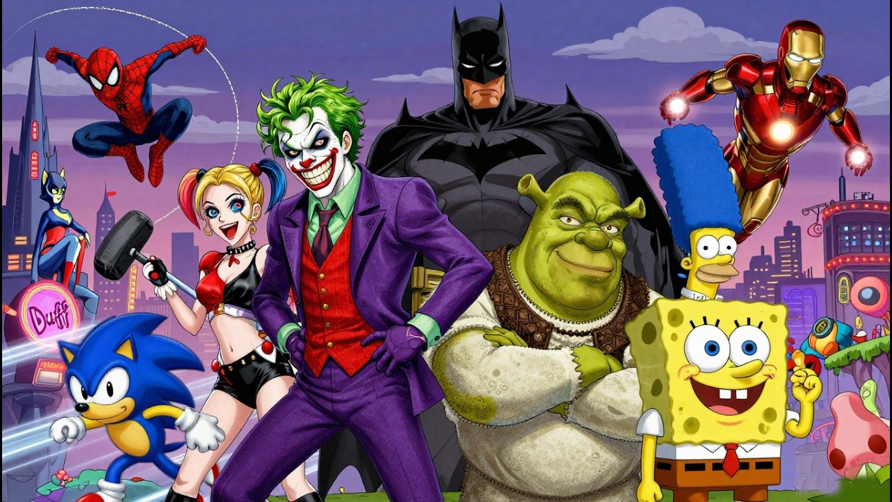 Spider-Man BETRAYS Everyone! (Joker & Harley Quinn's New Weapon is... Shrek & SpongeBob?)