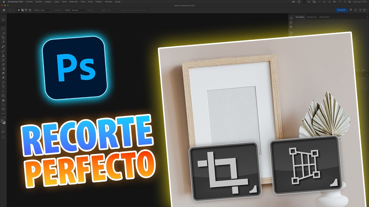 23. ✂️ C&oacute;mo RECORTAR y 📐 ENDEREZAR tus FOTOS en Photoshop &iexcl;R&Aacute;PIDO y F&Aacute;CIL!