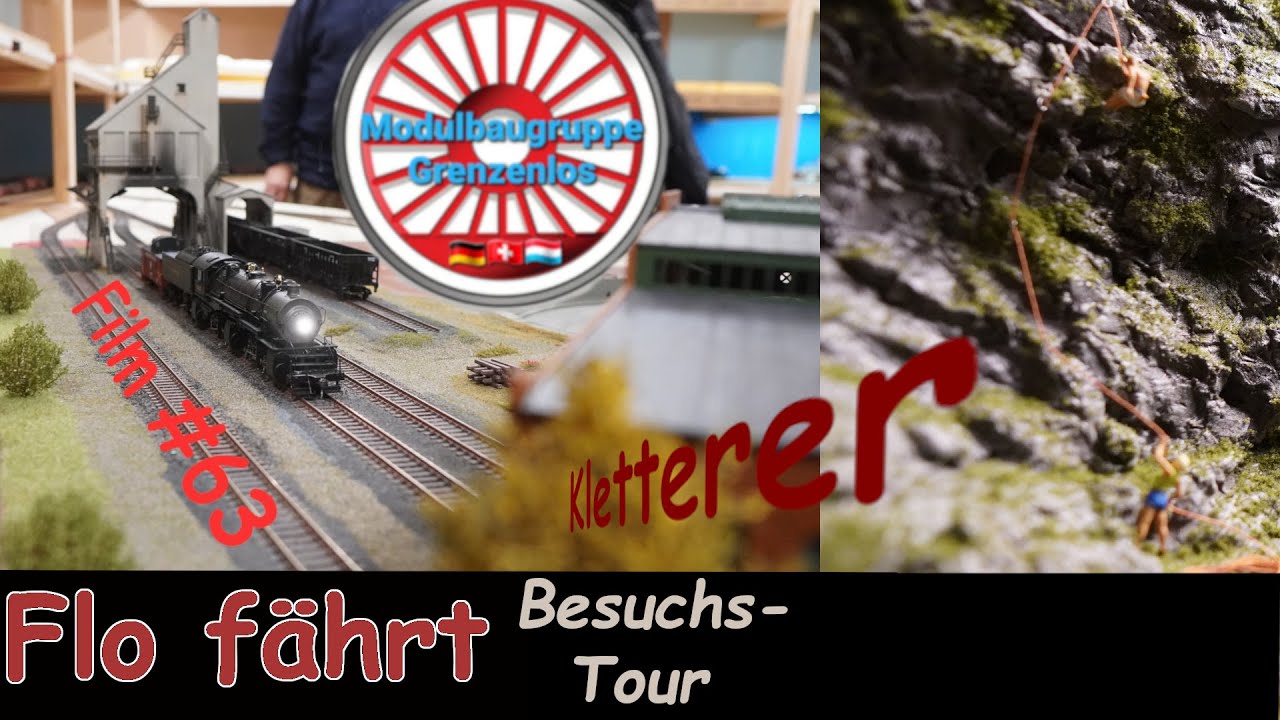 Bayern, Hessen, Schweiz - Flo fährt Leute besuchen & Kletterer! Ich klebe noch Figuren.